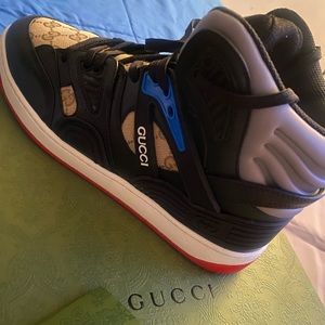 Gucci Basket sneakers size 10 only worn once too big for my feet